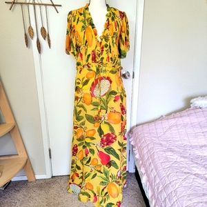 Farm Fruit Lovers Maxi Dress